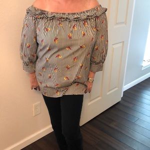 Neiman Marcus Off the Shoulder Top